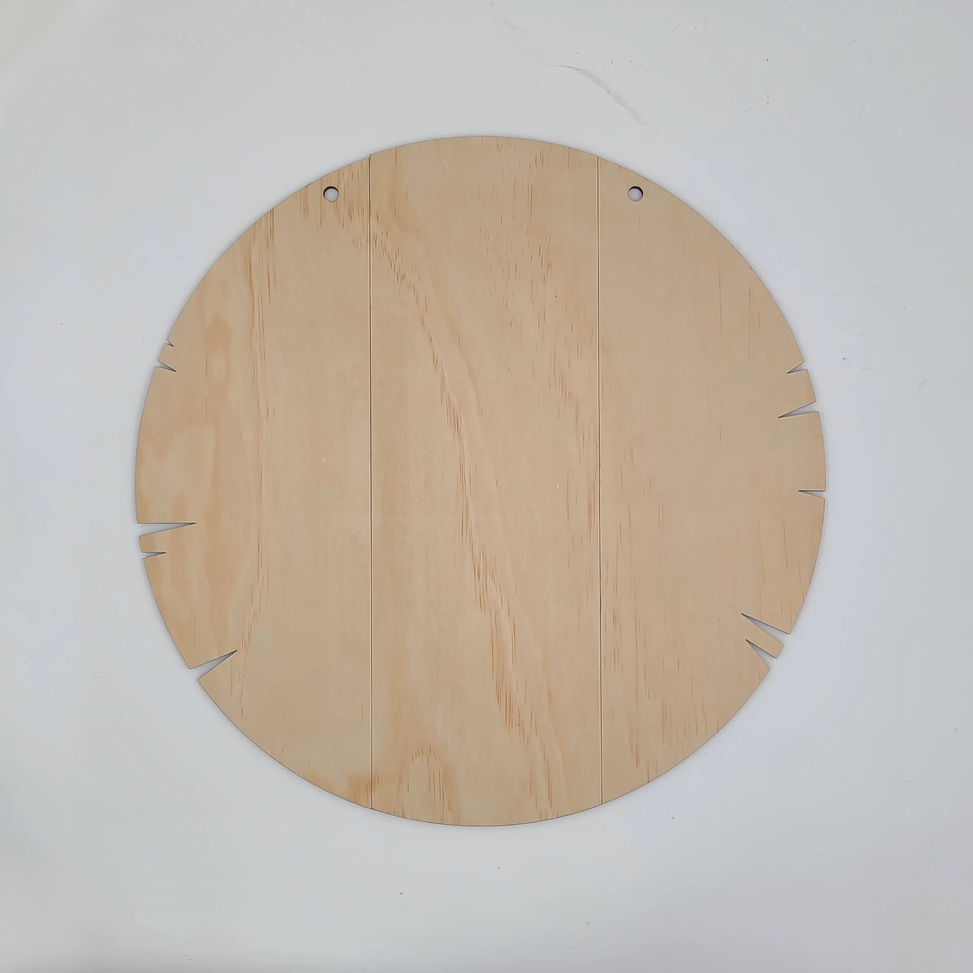 3 Plank Torn Edge Round Blank - Horizontal - MPB003 - Craft Blanks