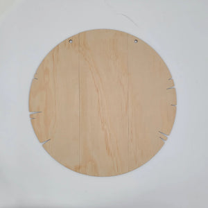 3 Plank Torn Edge Round Blank - Horizontal - MPB003 - Craft Blanks