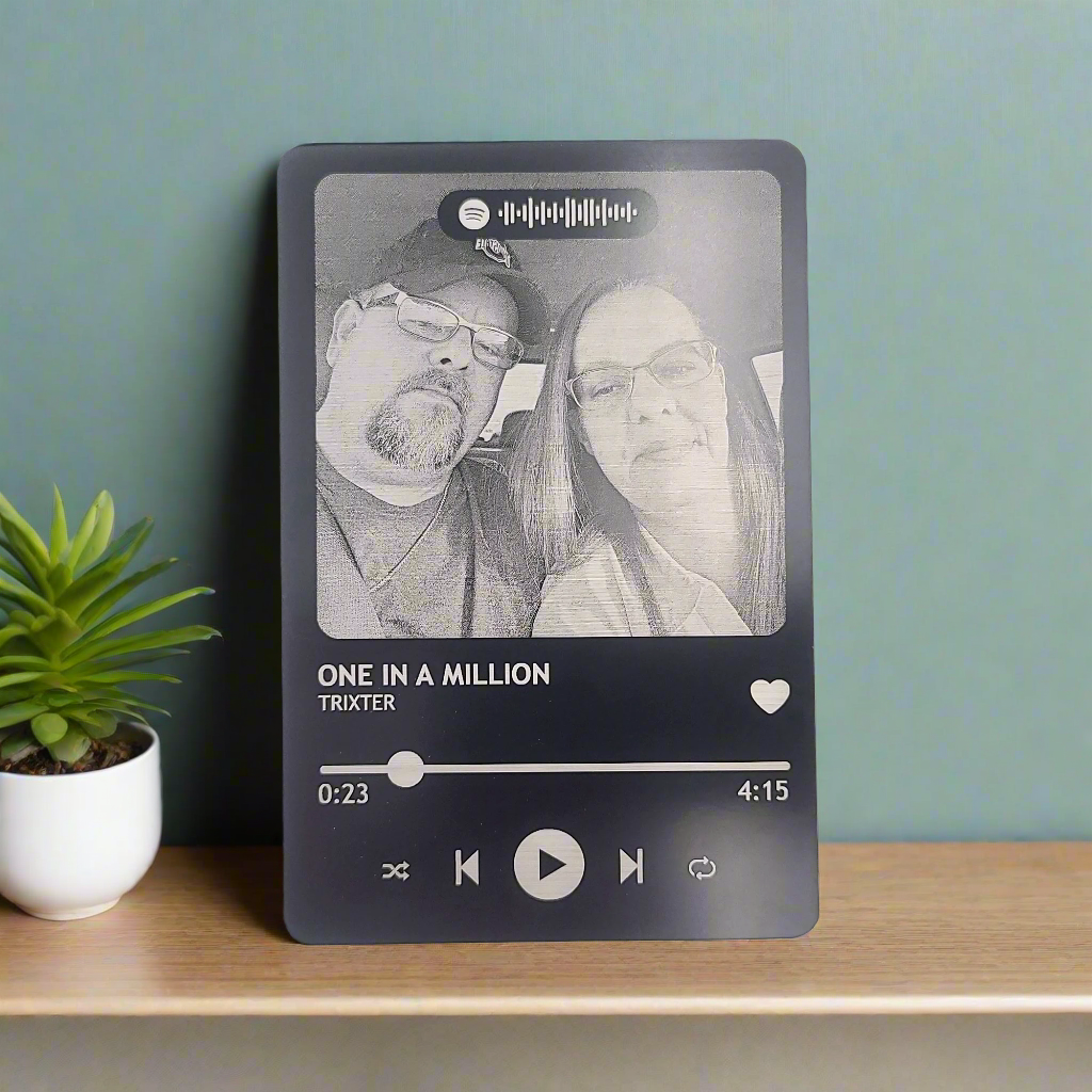 Metal Spotify Photo Plaque - LA007