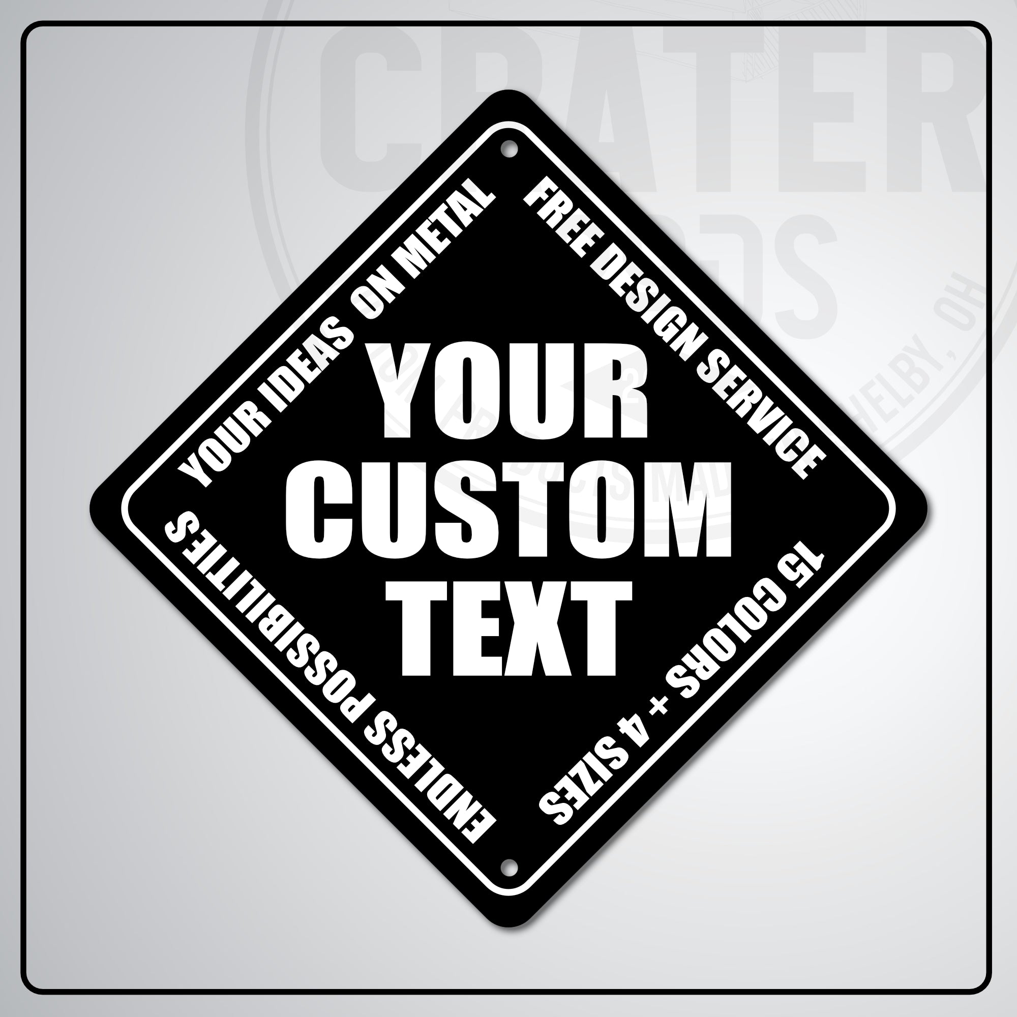 ACS003 - Custom Caution Sign