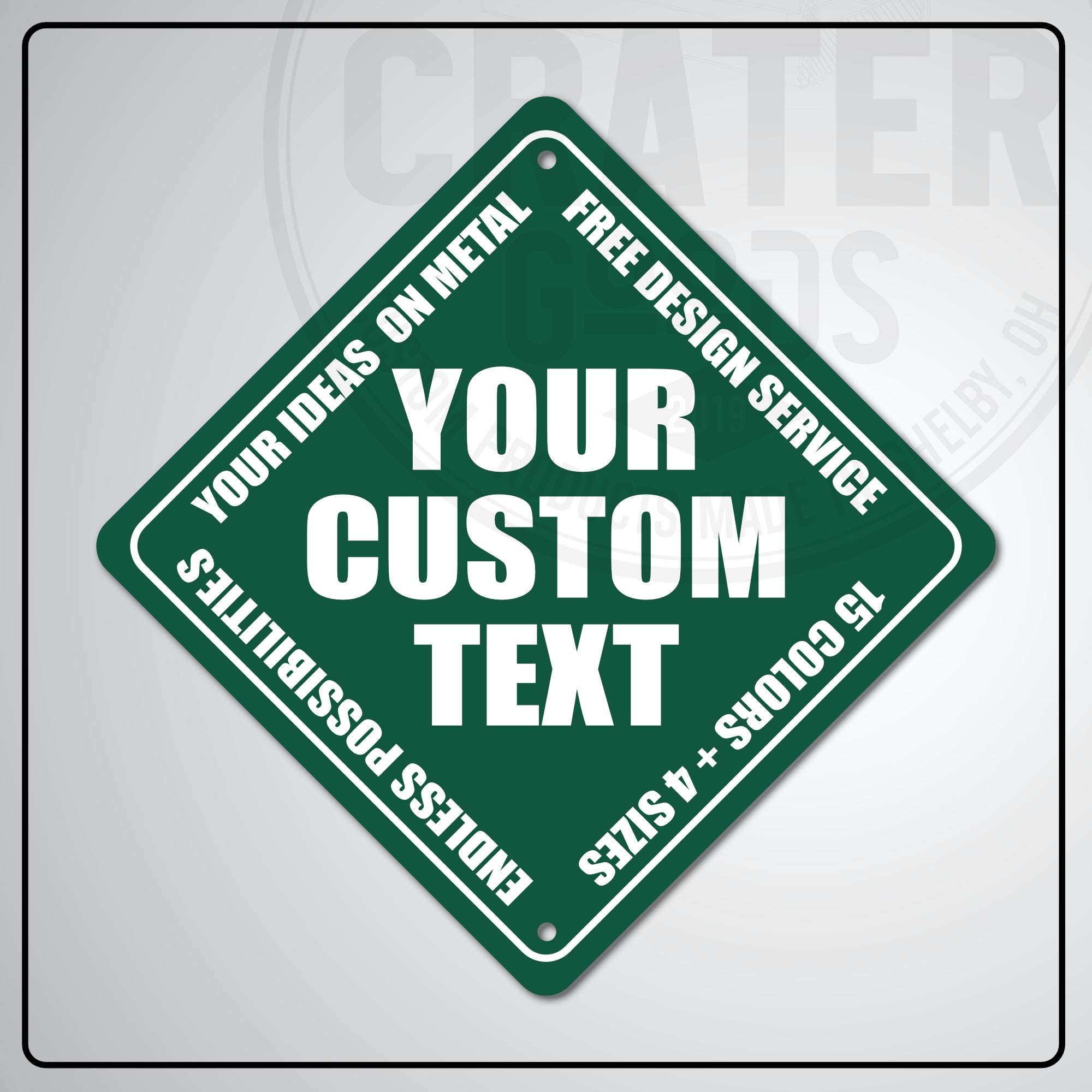 ACS003 - Custom Caution Sign