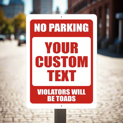 Custom Metal Parking Sign - CPA004 - Custom Signs