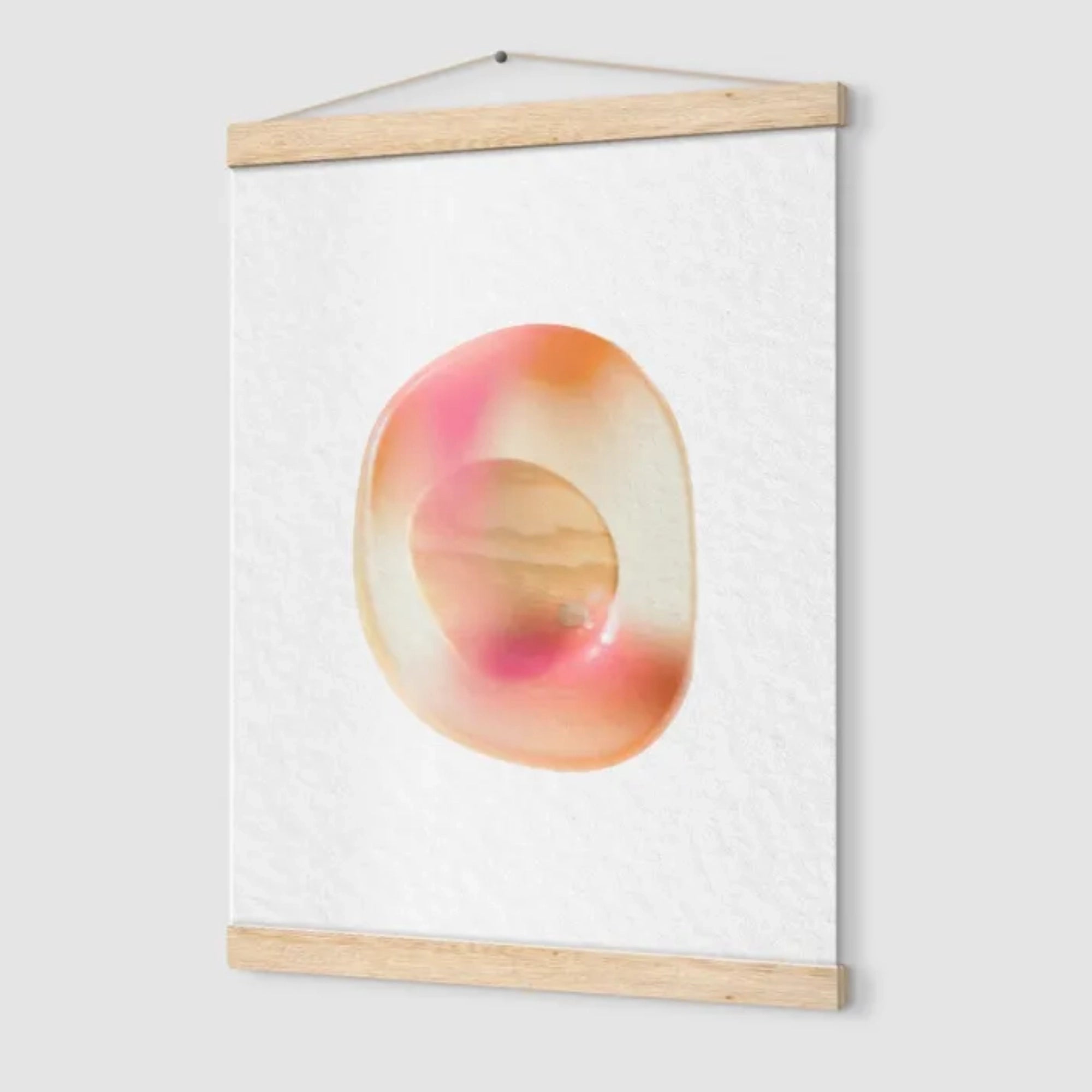 Classic Matte Paper Poster with Hanger - Light Wood