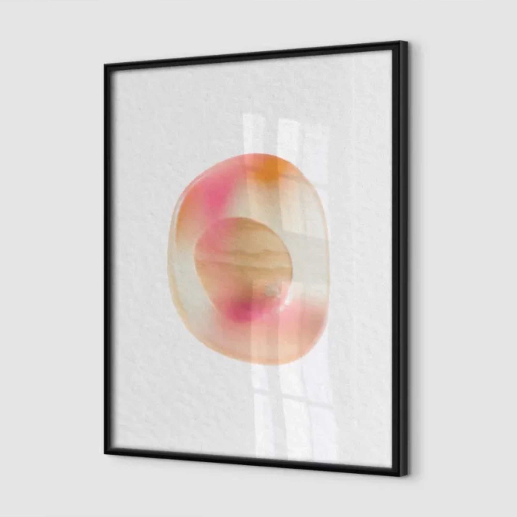 Classic Matte Paper Wooden Framed Poster - White