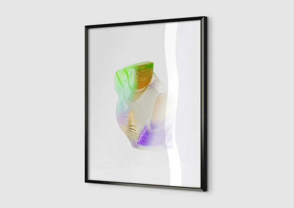 Classic Semi-Glossy Paper Metal Framed Poster