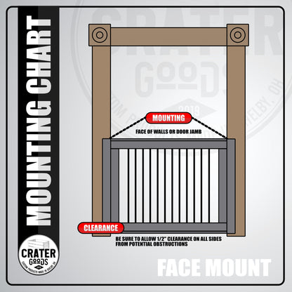 Wooden Double Door Pet Gate - SPG001 - Wood Gates