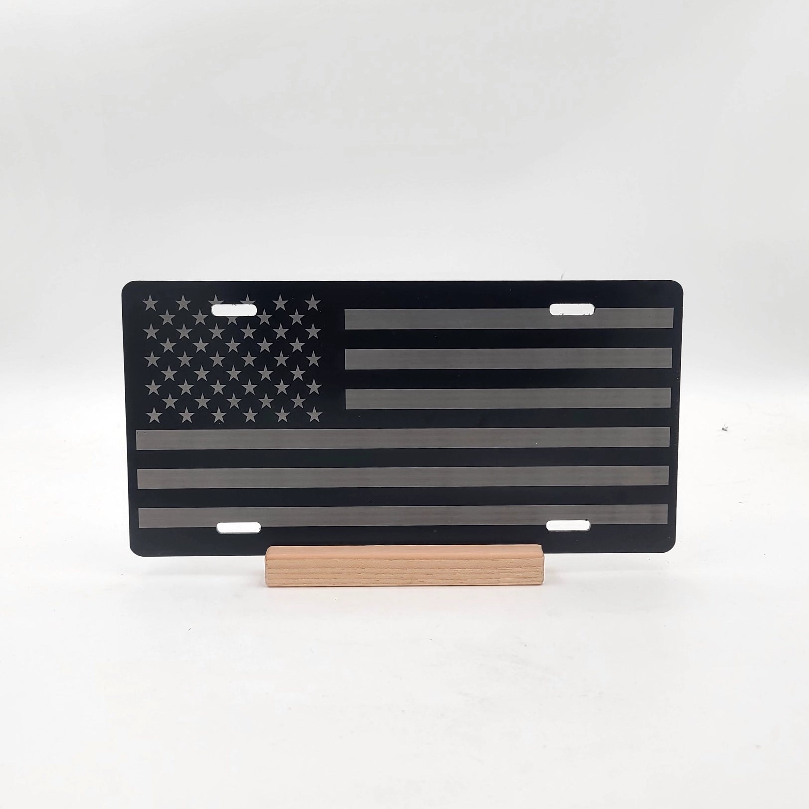 American Flag License Plate | Engraved Vanity License Plate - LA009