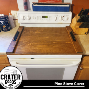 Personalized Pine Stove Cover - PSC001 - Stove Covers