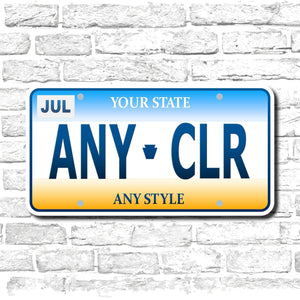 Custom License Plate - Premium Personalized License Plate from Crater Goods - Just $21.99! Shop now at Crater Goods