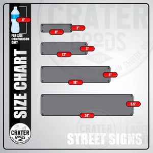 Custom Metal Street Sign - CPA001 - Custom Signs