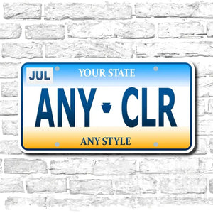 Custom License Plate - Premium Personalized License Plate from Crater Goods - Just $21.99! Shop now at Crater Goods