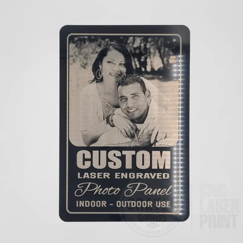 Laser Engraved Aluminum Photo - EAP001 - Engraved Photos