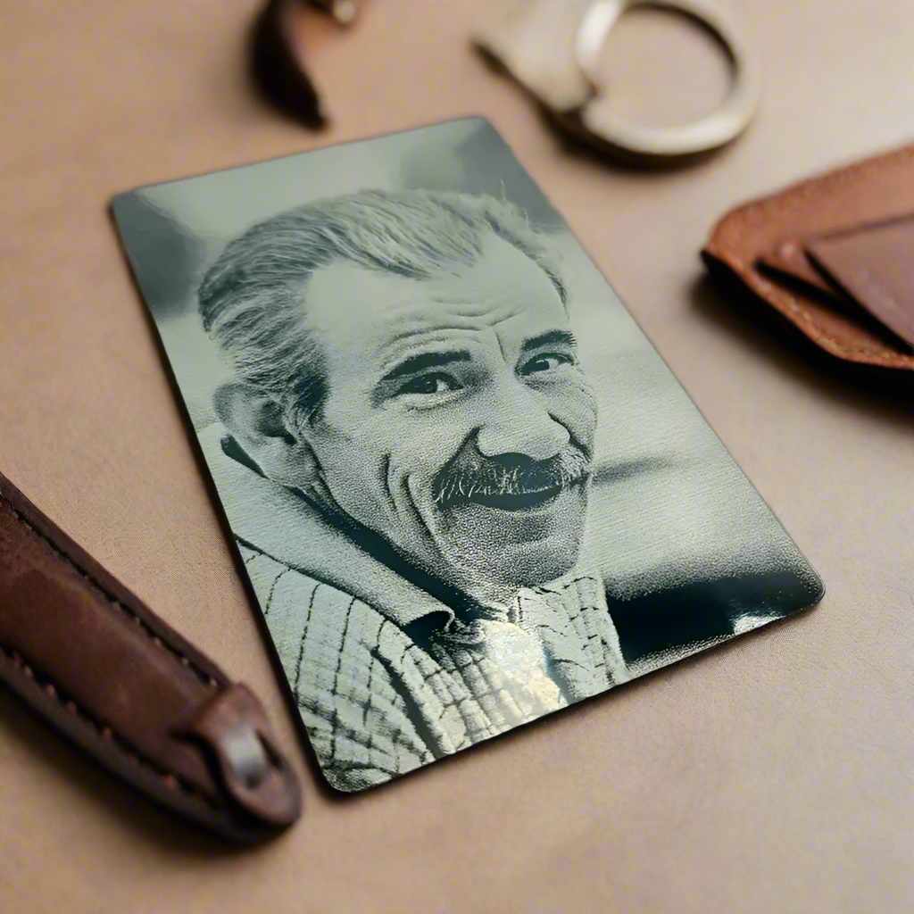 Laser Engrave Photo Wallet Card - LA002