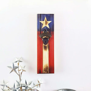 Single Star Flag Bottle Opener - Premium Bottle Openers from Crater Goods - Just $29.99! Shop now at Crater Goods