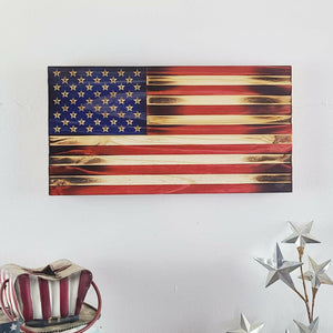 Wooden American Flag - Premium Wooden American Flag from Crater Goods - Just $38.99! Shop now at Crater Goods