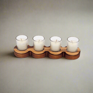 Wooden Votive Log - Premium  from Crater Goods - Just $7.99! Shop now at Crater Goods