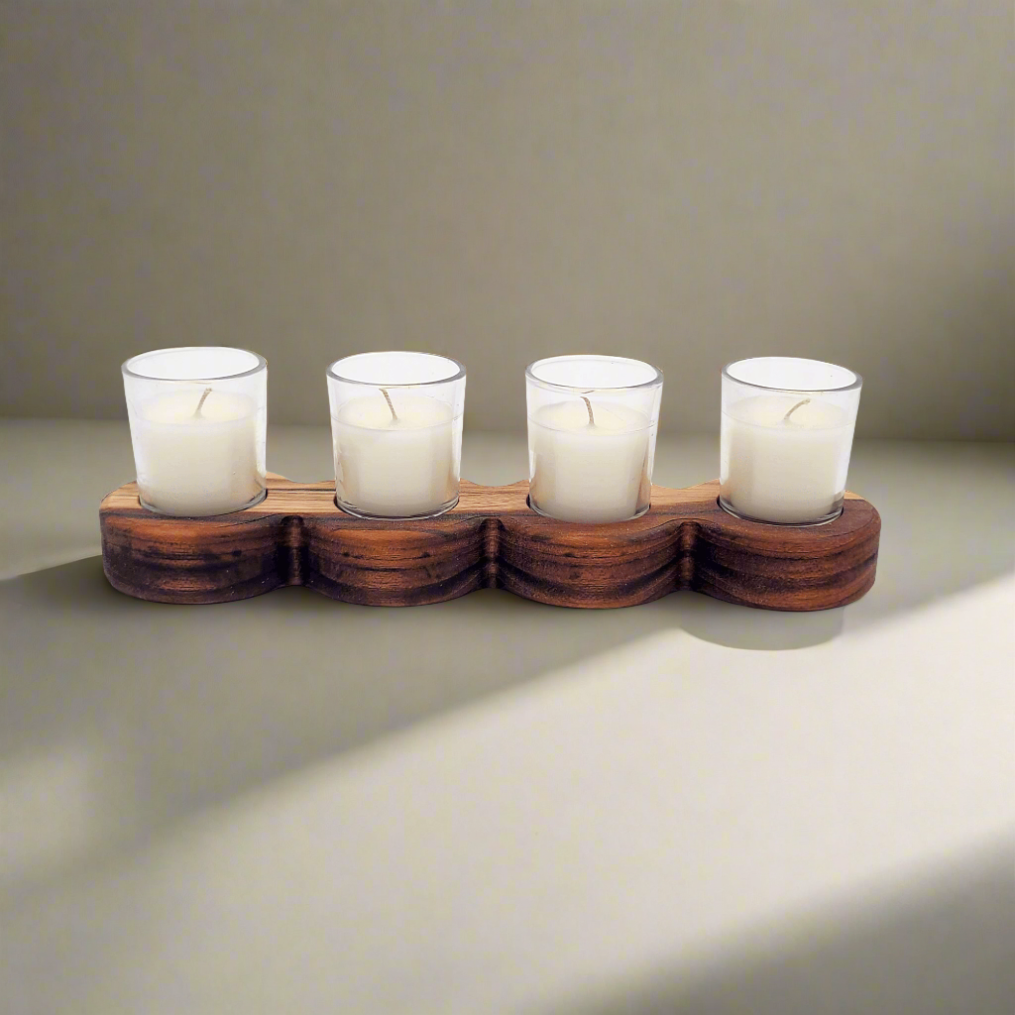 Wooden Votive Log - Premium  from Crater Goods - Just $7.99! Shop now at Crater Goods